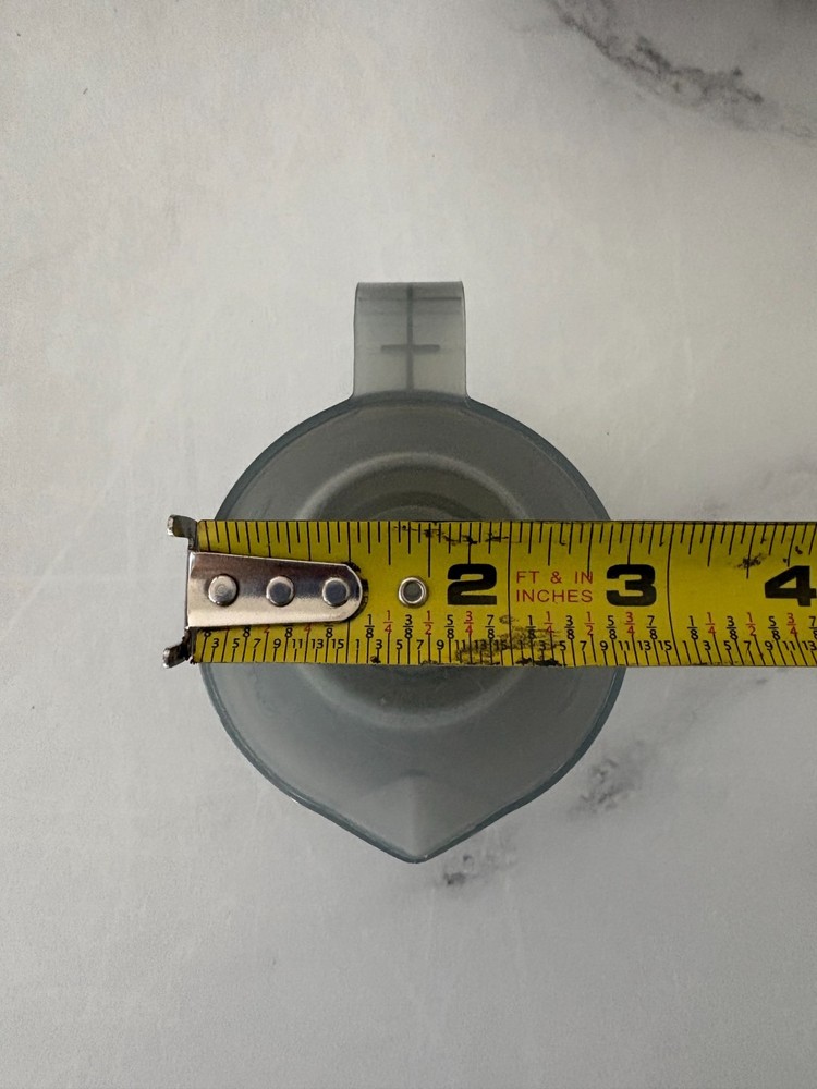 Cuisinart Waffle Batter Cup Scoop - Small Grey Plastic - No Numbers