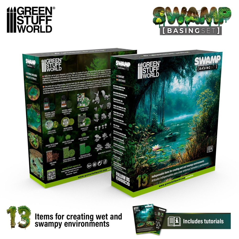 Basing Sets - Swamp Wargames vegetation moss