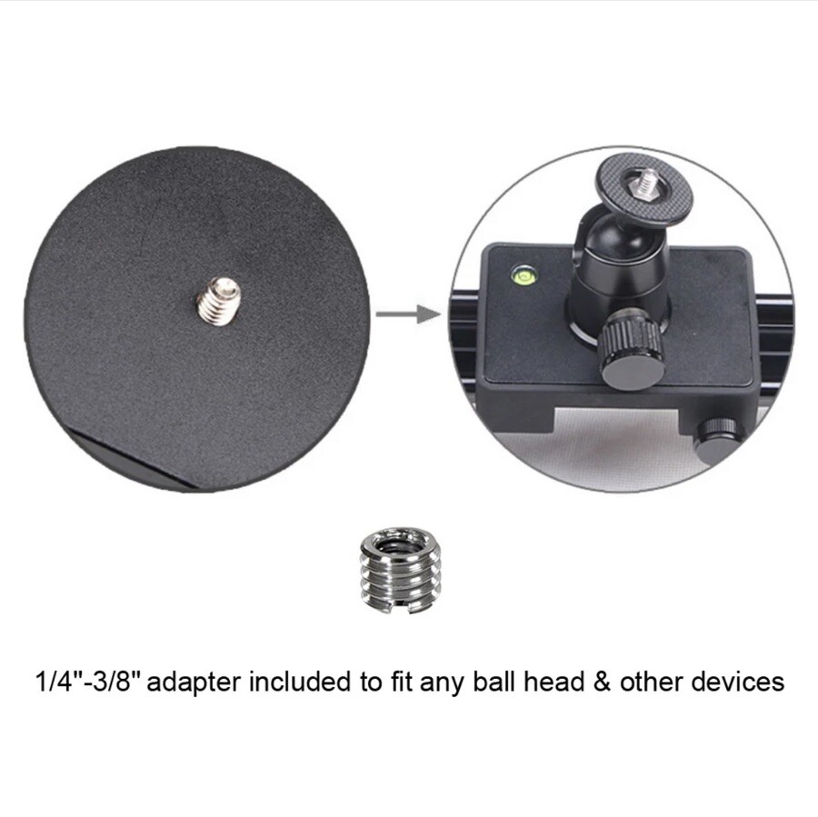 Aluminum Alloy Camera Slider 60cm Dolly Track