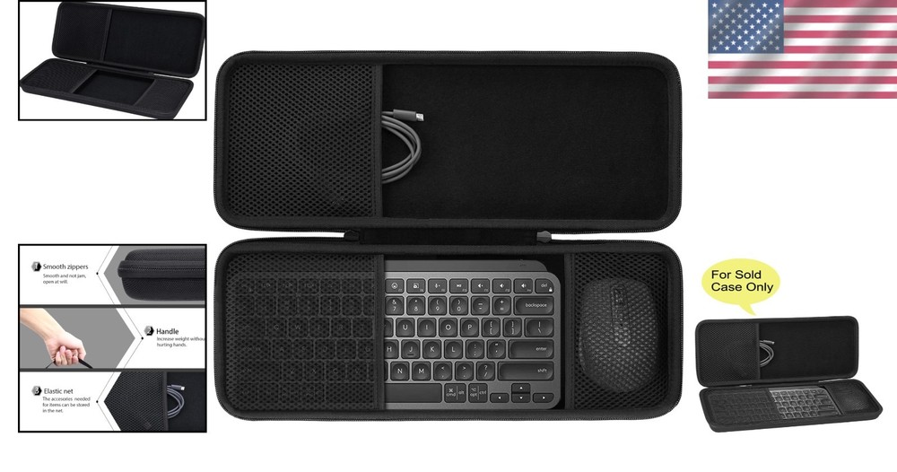 Water-Resistant EVA Case for Logitech MX Keys Mini & Anywhere 3 - Durable Design