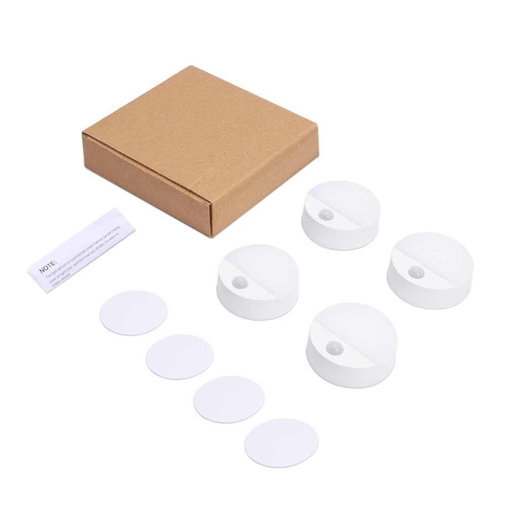 Motion Sensor Light 4 Pack Motion Sensor Night Light Battery Operated Closet