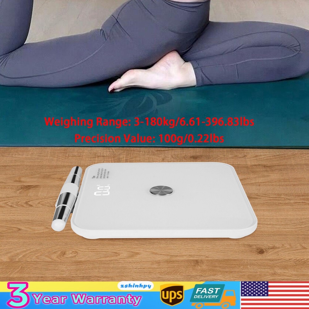 8 Electrode Bathroom Scale Body Fat Scale Weight BMI Scale Memory Function