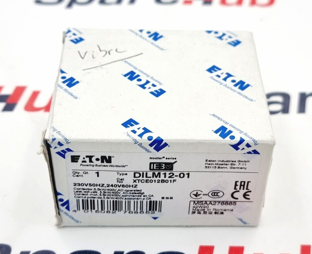 EATON DILM12-01 Contactor XTCE012B01F