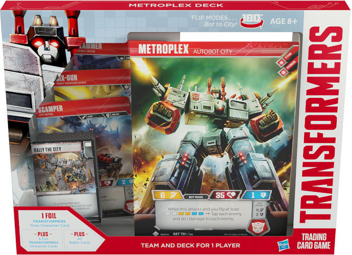 Transformers Card Game Metroplex Starter Deck Set SEALED & IN HAND!!^