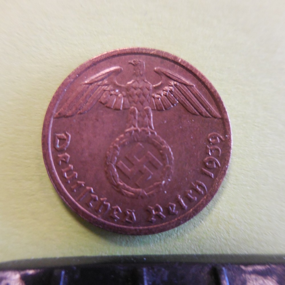 1 Reichspfennig 1939 A Germany Third Reich