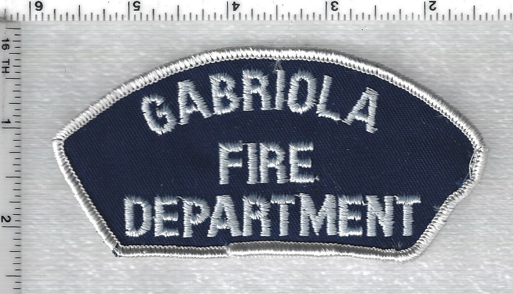 Gabriola Fire Department (British Columbia, Canada)  Shoulder Patch