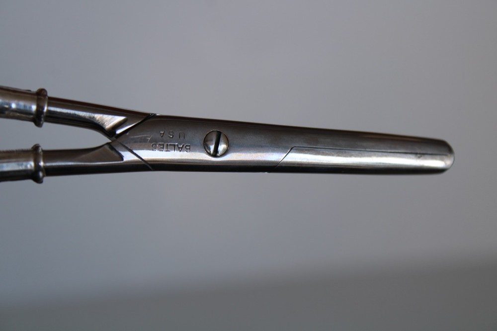 Antique Baltes Repousse Sterling Silver Grape Shears (Excellent)