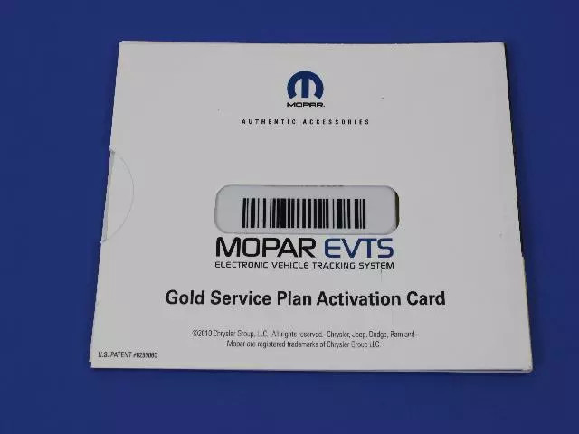 Genuine Mopar EVTS Gold Package 82212613