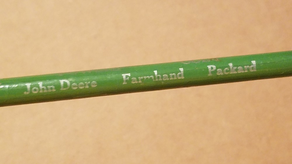 Knutson Implement Co. Pencil: John Deere, Packard, Farmhand
