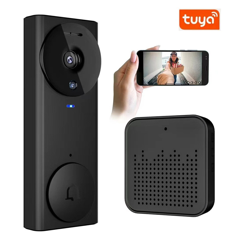 Smart Wifi Ring Doorbell Security Intercom Night Vision Video Camera Door Bell