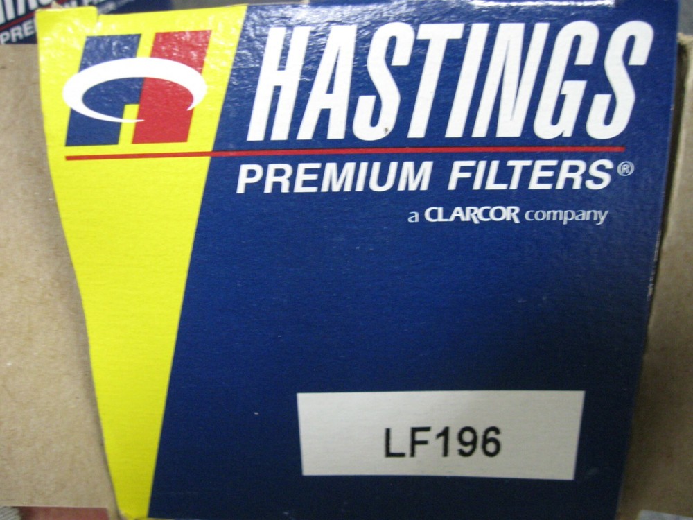 NEW HASTINGS ENGINE OIL FILTER (PN LF196)