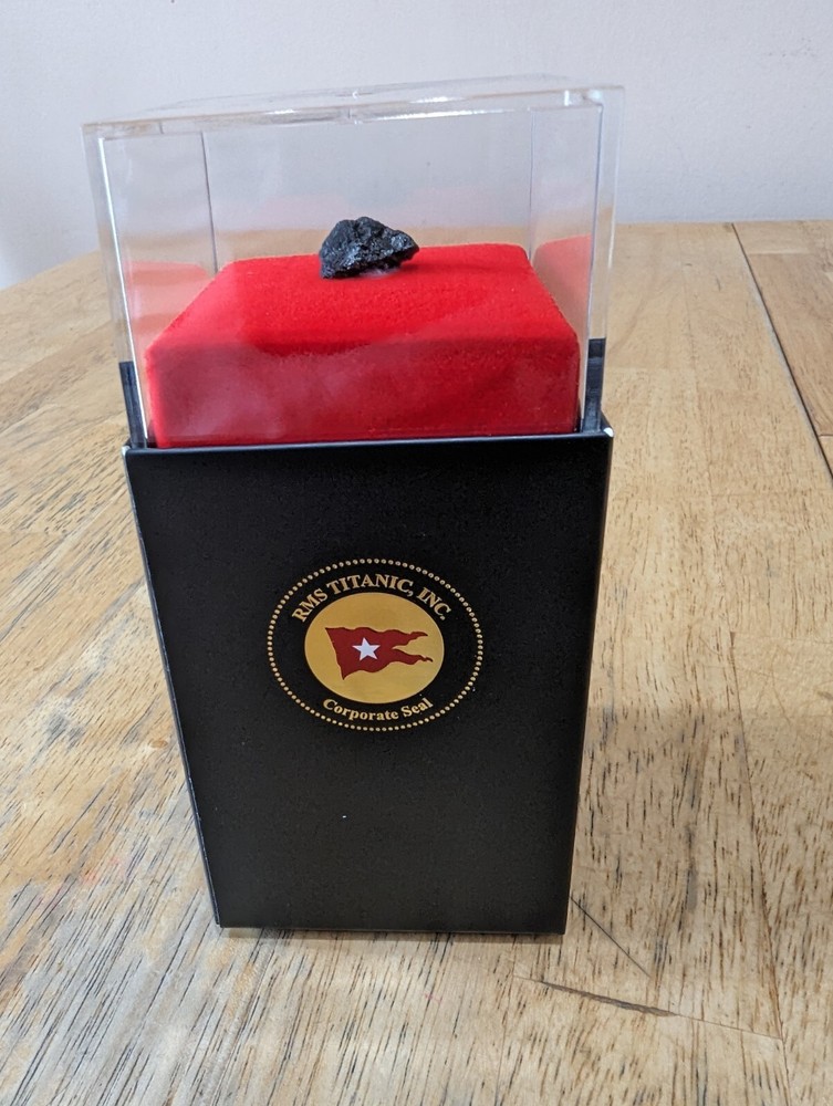 Titanic Authentic Coal In Case, Comes With COA