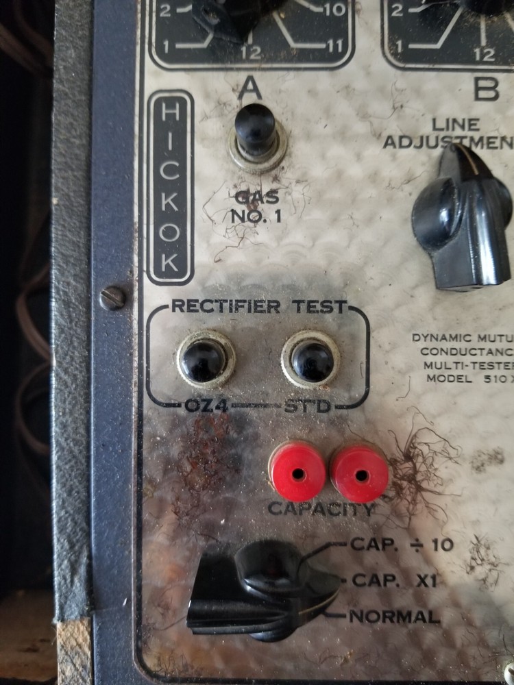 Hickok Model 510X Dynamic Mutual Conductance Multi Tube Tester Untested