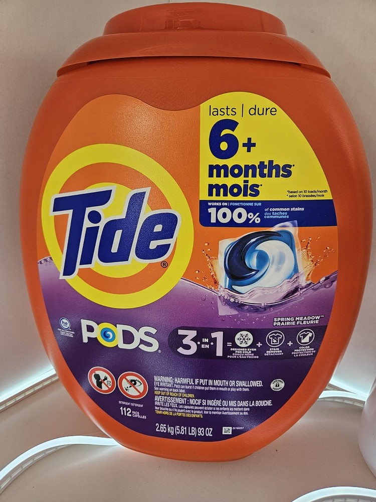 Tide PODS® Liquid Laundry Detergent Pacs, Original Scent, 112 Count