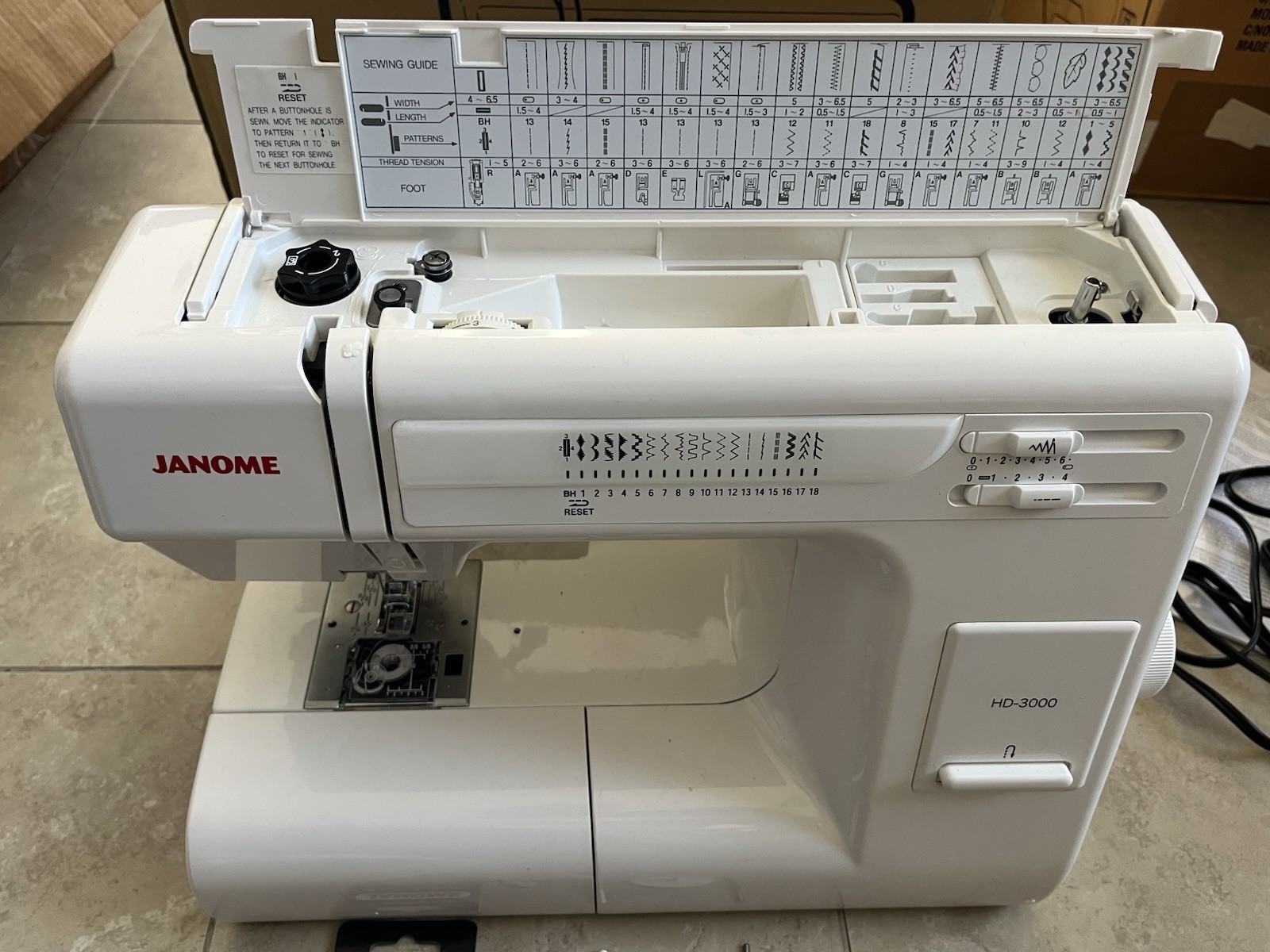 Janome HD3000 Mechanical Sewing Machine