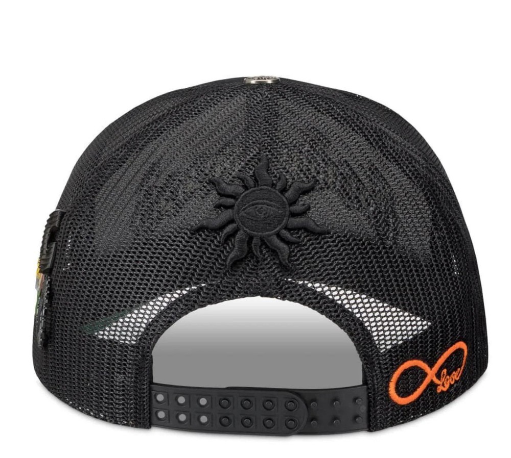 GodSpeed GS Forever Trucker Hat (VANTA BLACK)
