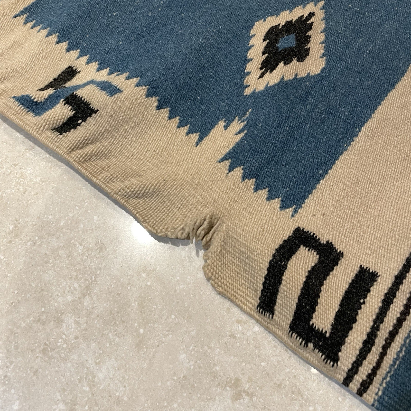 ANTIQUE Whirling Log Texcoco Serape Rug Blanket Mexican Navajo Weaving Chimayo