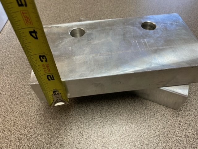 Aluminum Soft Vise Jaws 8"