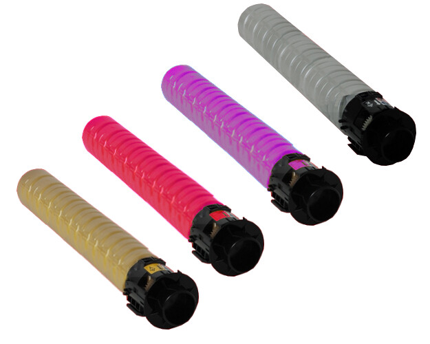 Compatible for 841918 841925 Lanier Toner Set, B/C/M/Y