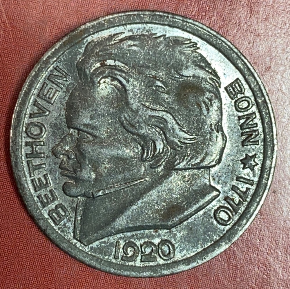 1920 GERMANY STAT BONN 10 PFENNIG