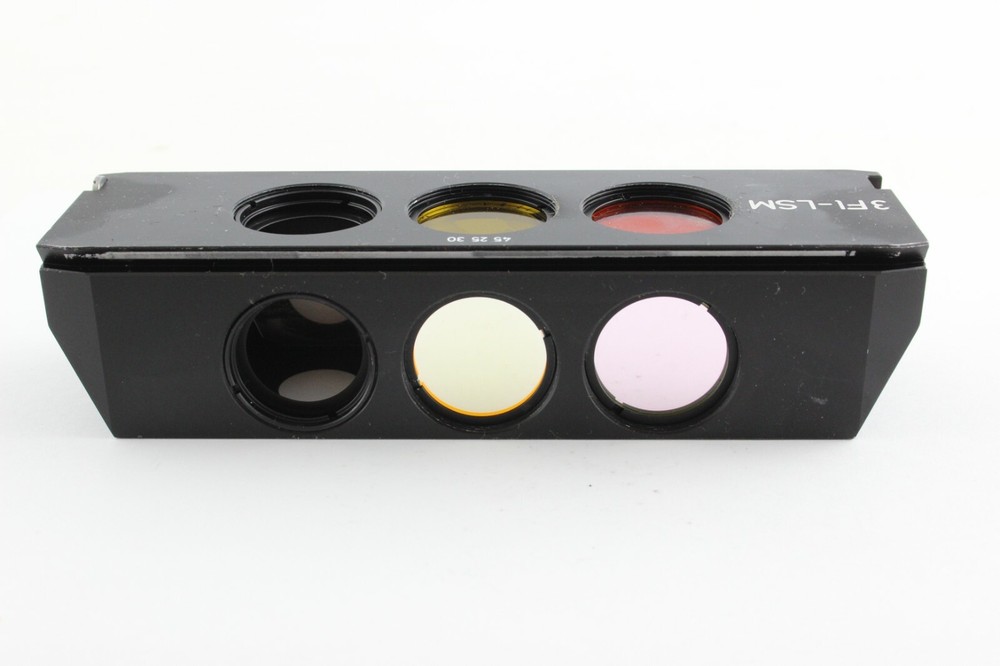 Zeiss Axioskop Axiovert 135 3FL LSM Fluorescence Cube Sider Microscope