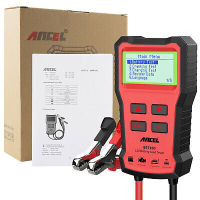 12V Auto Battery Diagnostic Load Tester Cranking Charging Analyzer ANCEL BST100