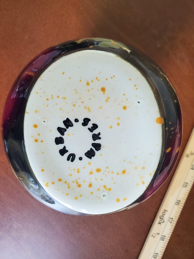 Urban Ware Ceramic Pitcher And Platter/tray Grape Cluster Leaves Glossy EUC