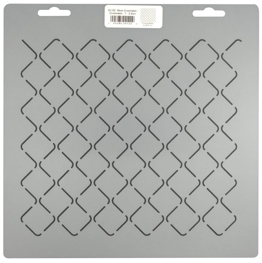 Quilting Stencil Diamond Crosshatch Quilt Patterns 1" Grid Background Template