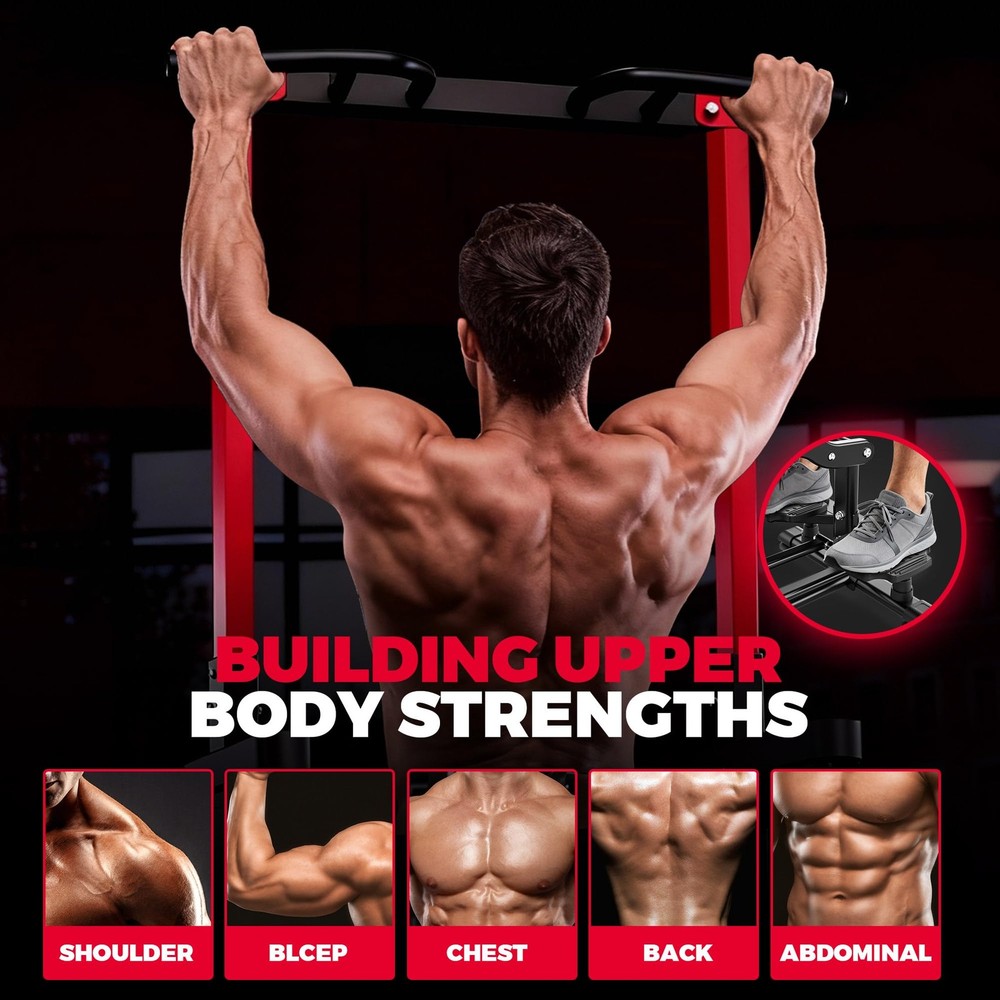 Pull Up Assistance Machine 660 LBS, Multi-Function Adjustable Power Assist fo...