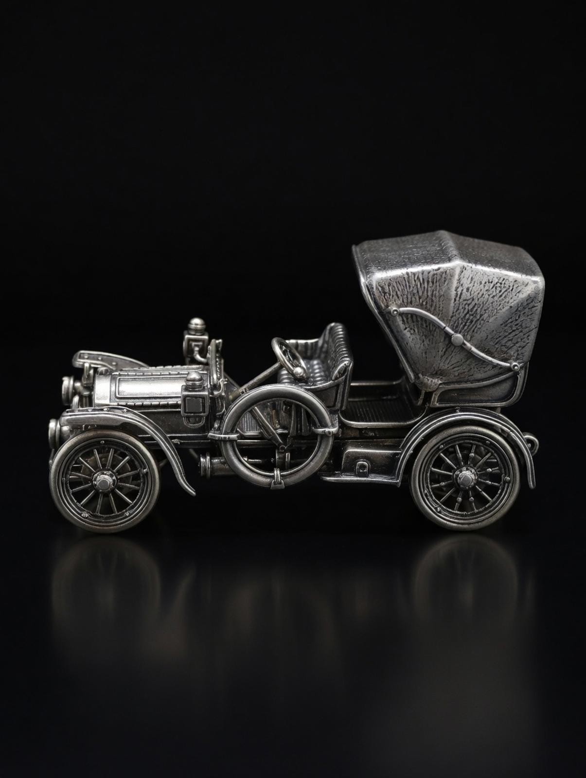Silver Edition 1904 Mercedes Simplex by Franklin Mint.