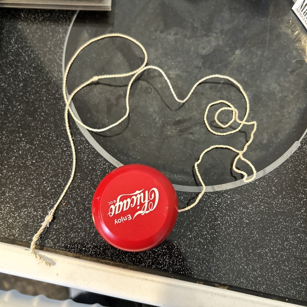 Vintage Coca Cola Wood Yo-yo
