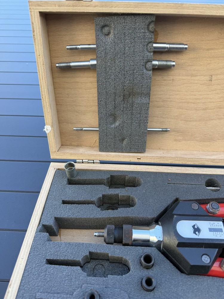 Masterfix MFX 510 Q1 QI Combi Blind Rivet Nut Hand Tool with case inserts