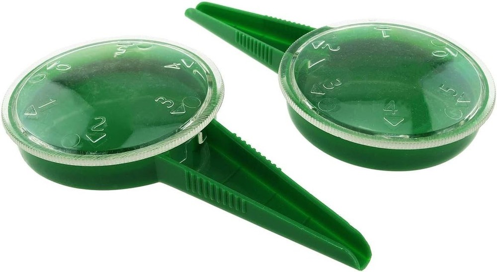 2PCS Adjustable Seed Dispenser Garden Planter Sower Tool - Green