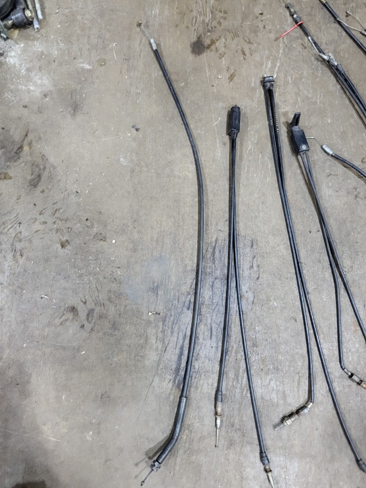 Vintage Snowmobile Throttle Choke Cable Assortment