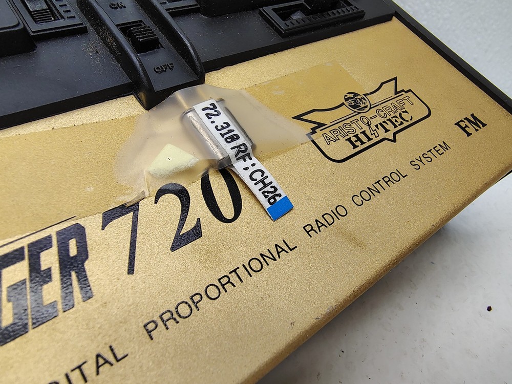 ARISTO-CRAFT CHALLENGER 720 RC Plane / Airplane Remote Controller AS IS UNTESTED