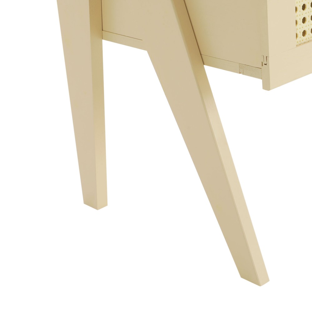 Bedside Table, Office Sofa Side Table Floorstanding Bedside Table With Drawer