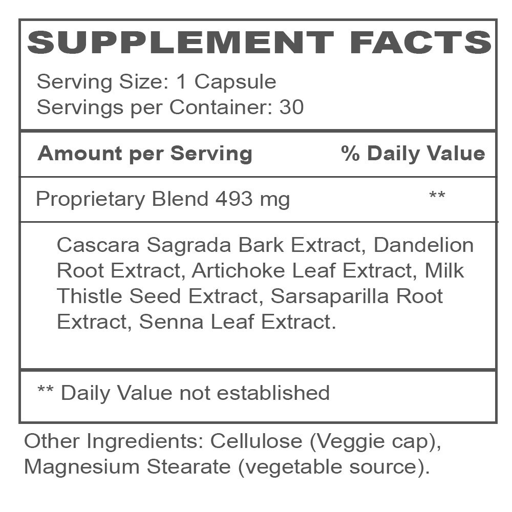 Herbal Nitro My Gentle Detox - Advanced Colon Cleanse Detox for Women & Men