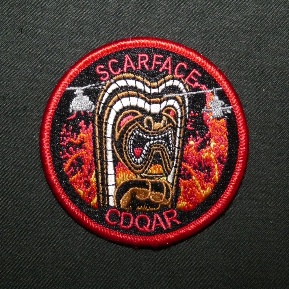 Vintage USMC HMLA-367 Light Attack Helicopter Squadron CDQAR Scarface Patch