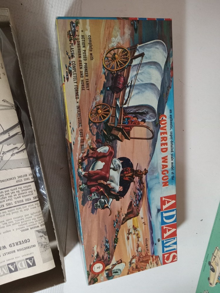 ADAMS Covered Wagon Model Kit EARLY ISSUE EXCELLENT