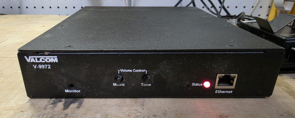 Valcom V-9972 Universal Paging Interface Adapter with Power Supply and Cable