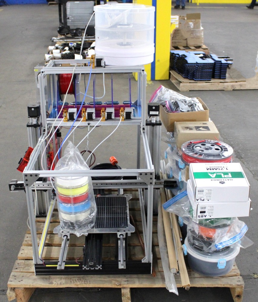 3D Printer Machine with multiple spools - See images-Needs new Heat-bed