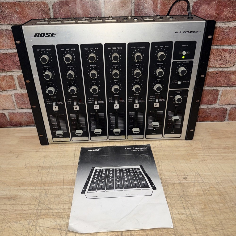 Bose xm-6 extramixer