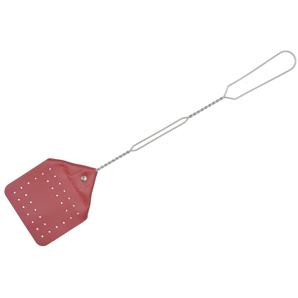 Leather Fly Swatter 17" Long Handle | Handcrafted Eco-Friendly Solution