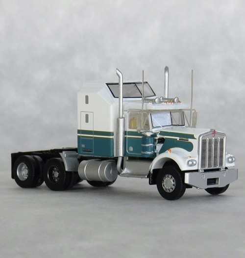 N TRAINWORX  49045 Kenworth W900  Aerodyne Seminole whte/green  Truck
