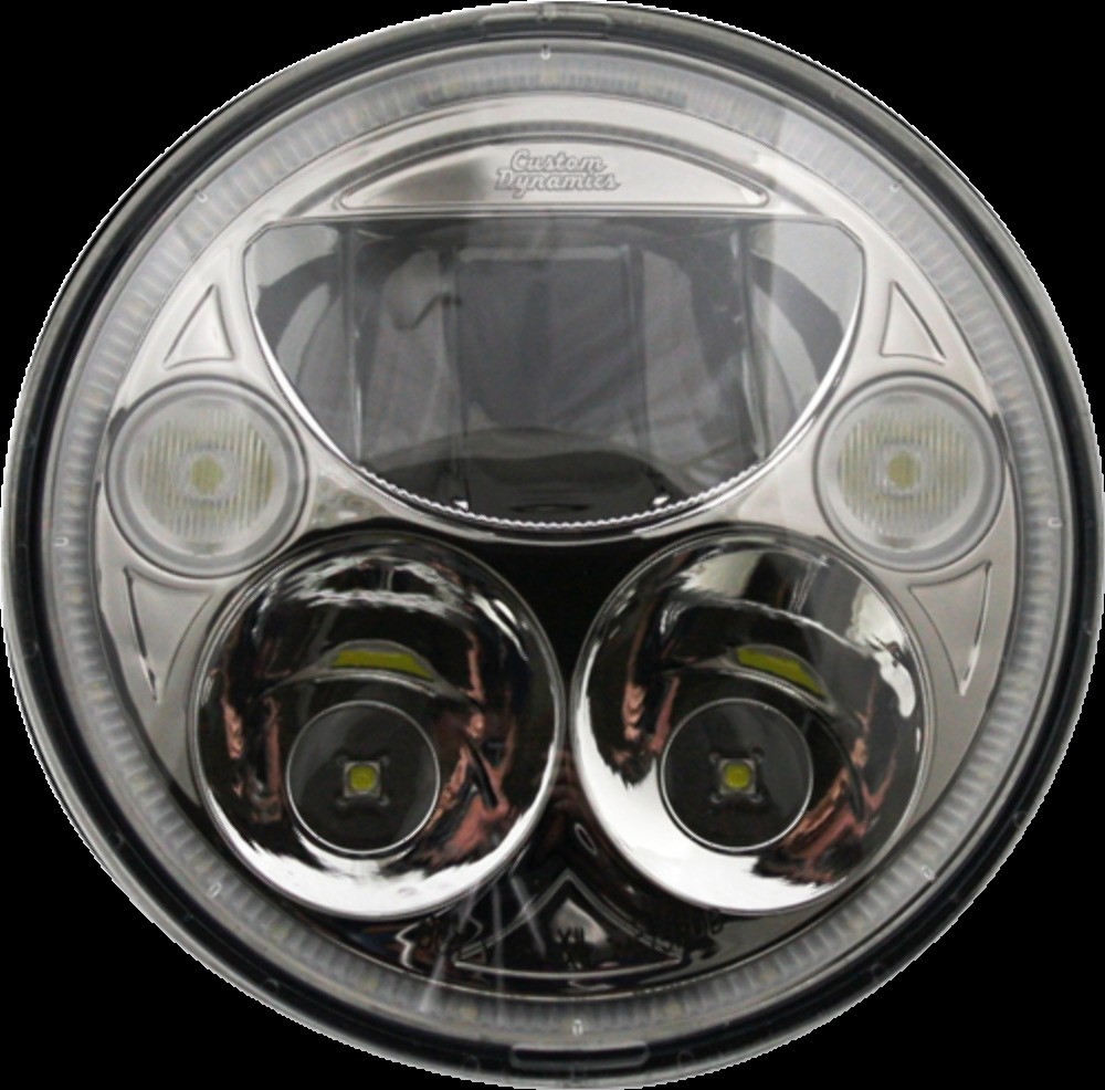CUSTOM DYNAMICS CDTB-7-C HEADLIGHT TRUBEAM 7" CHR