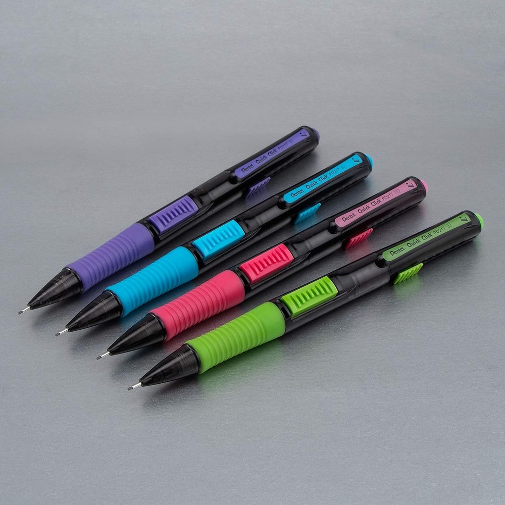 Mechanical Pencil 0 7mm Pop Click Medium 4 Pack