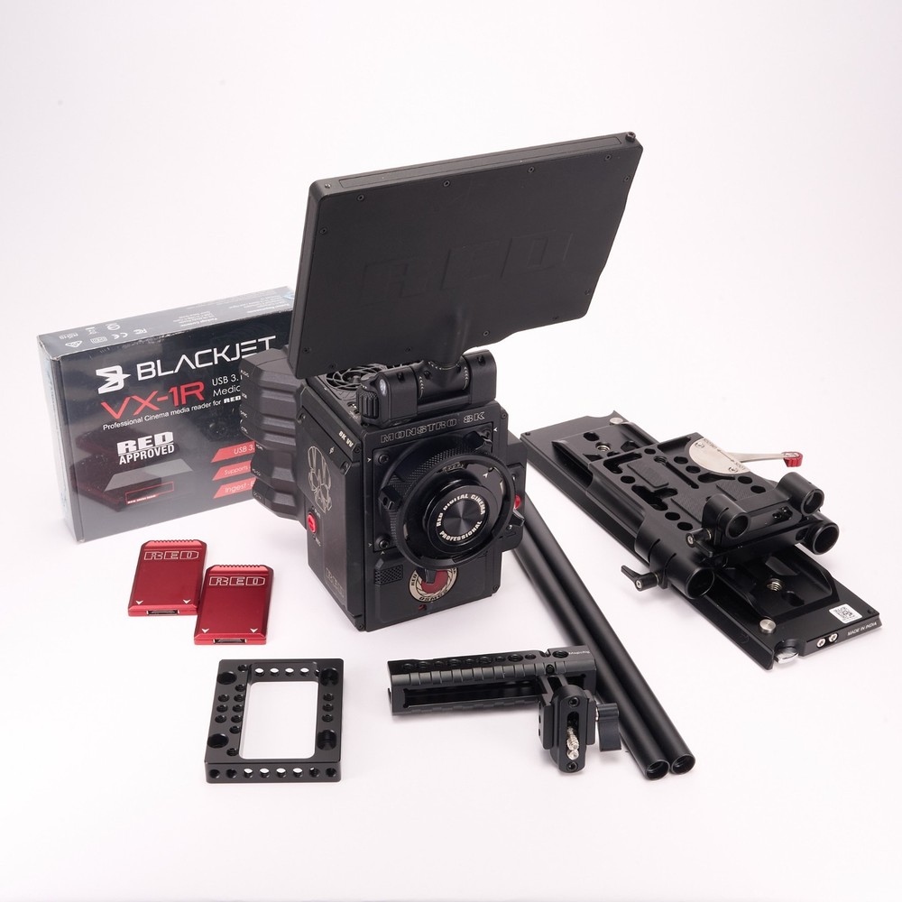 RED Monstro 8K VV Pro Kit - 7" Touch Direct, (2x) 480gb Minimags, Reader, PL