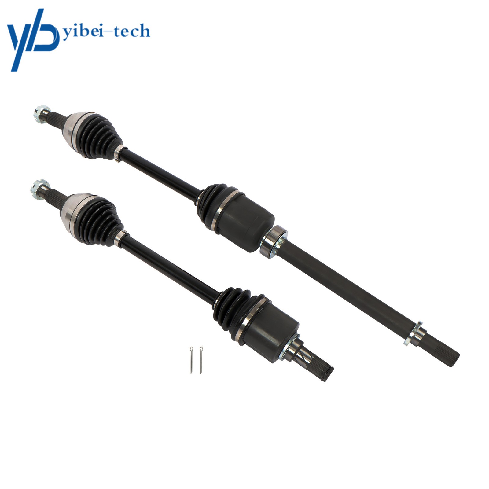 Pair Front CV Axle Shaft For Nissan Altima 2007 - 2012 2013 Gas 2.5L Auto CVT