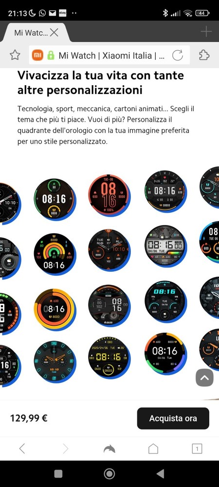 Mi Watch Model XMWTCL02