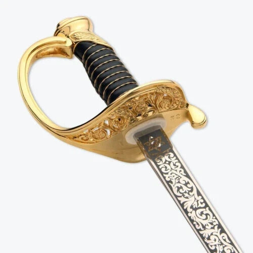 Officially Licensed USMC US Marine Corp NCO Engraved Saber Sword 39" NEWopen box